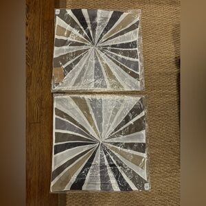 NWT West Elm hand Silk Screened Pillow Covers